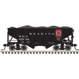 PREORDER Atlas N 50007221 55-Ton Fishbelly Hopper with Load, Reading #65262 (black, red)