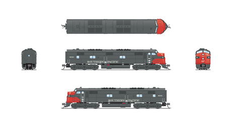 Broadway Limited Imports N 8776 EMD E7A Paragon4, Southern Pacific #6002 (DCC and Sound)