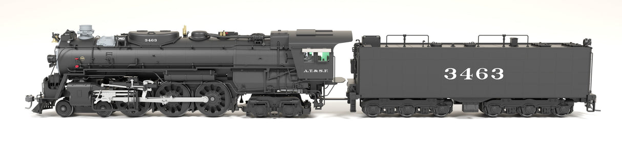 PREORDER Broadway Limited Imports HO 8871 3460 Class 4-6-4 Steam Locomotive, Atchison Topeka & Santa Fe #3463 | 679.99