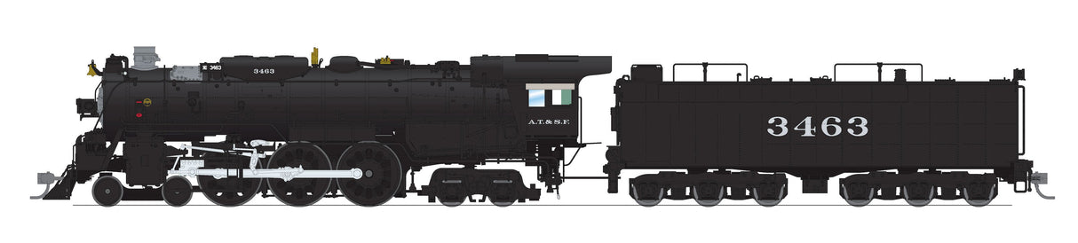 PREORDER Broadway Limited Imports HO 8871 3460 Class 4-6-4 Steam Locomotive, Atchison Topeka & Santa Fe #3463 | 679.99