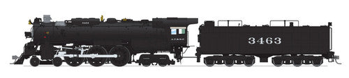 PREORDER Broadway Limited Imports HO 8871 3460 Class 4-6-4 Steam Locomotive, Atchison Topeka & Santa Fe #3463 | 679.99