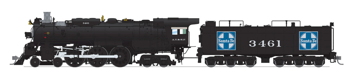 PREORDER Broadway Limited Imports HO 8872 3460 Class 4-6-4 Steam Locomotive, Atchison Topeka & Santa Fe "1940-1942" #3461 | 679.99