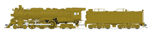 PREORDER Broadway Limited Imports HO 8878 3460 Class 4-6-4 Steam Locomotive, Unlettered "Painted Brass" | 679.99