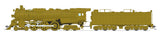 PREORDER Broadway Limited Imports HO 8878 3460 Class 4-6-4 Steam Locomotive, Unlettered "Painted Brass" | 679.99