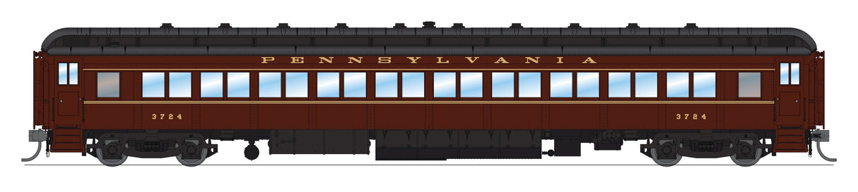 PREORDER Broadway Limited Imports HO 8966 5-Car Passenger Set PB70 Combine, RTR Pennsylvania Railroad #4792, 3435, 3609, 3724, 7509 "Ohio"