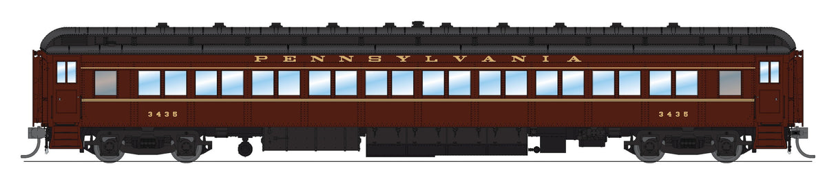 PREORDER Broadway Limited Imports HO 8966 5-Car Passenger Set PB70 Combine, RTR Pennsylvania Railroad #4792, 3435, 3609, 3724, 7509 "Ohio"