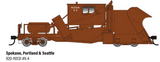 Walthers Proto HO 920-110131 Jordan Spreader, Spokane Portland and Seattle #X-4