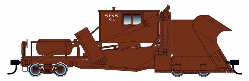 Walthers Proto HO 920-110131 Jordan Spreader, Spokane Portland and Seattle #X-4