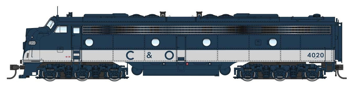 Walthers Proto HO 920-49910 EMD E8 A/A Set, Chesapeake and Ohio #4020/4025
