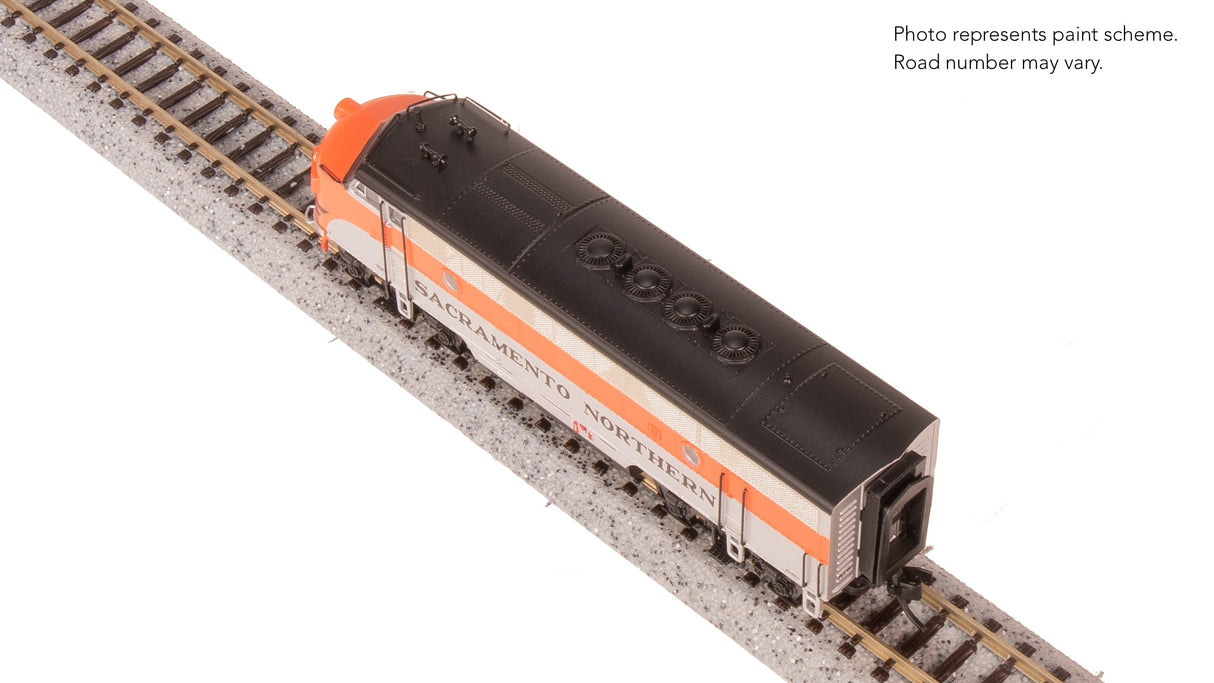 PREORDER Broadway Limited Imports N 9216 EMD F3A Locomotive, Sacramento Northern 301-A (DCC and Paragon4 Sound Equipped)