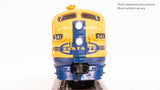 Broadway Limited Imports N 9243 EMD F7 Diesel Locomotive A/B Set, Atchison Topeka & Santa Fe (Yellow Warbonnet) #341/341A (A-Unit Paragon4 Sound/DC/DCC Equipped)