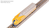 Broadway Limited Imports N 9243 EMD F7 Diesel Locomotive A/B Set, Atchison Topeka & Santa Fe (Yellow Warbonnet) #341/341A (A-Unit Paragon4 Sound/DC/DCC Equipped)