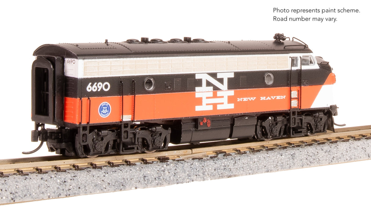 PREORDER Broadway Limited Imports N 9248 EMD F7A Diesel Locomotive, Conneticut Department of Transportation (NH McGinnis Scheme) #6690 (Paragon4 Sound/DC/DCC Equipped)