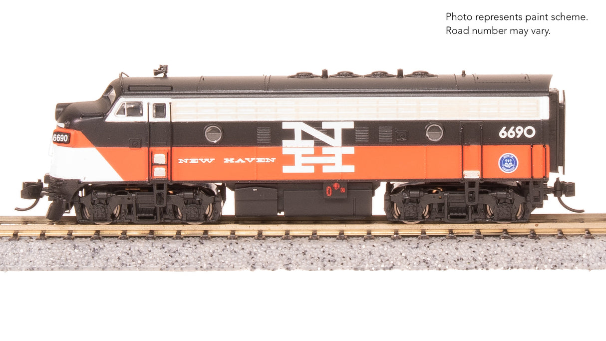 PREORDER Broadway Limited Imports N 9249 EMD F7A Diesel Locomotive, Conneticut Department of Transportation (NH McGinnis Scheme) #6691 (Paragon4 Sound/DC/DCC Equipped)