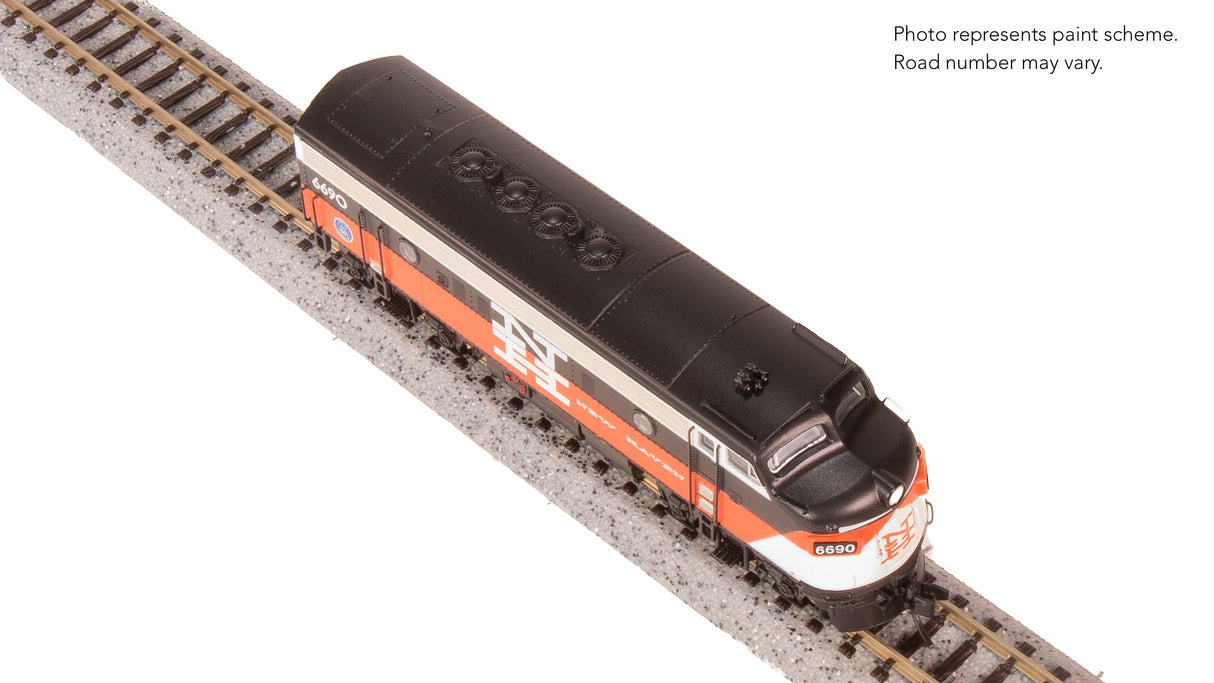 PREORDER Broadway Limited Imports N 9249 EMD F7A Diesel Locomotive, Conneticut Department of Transportation (NH McGinnis Scheme) #6691 (Paragon4 Sound/DC/DCC Equipped)