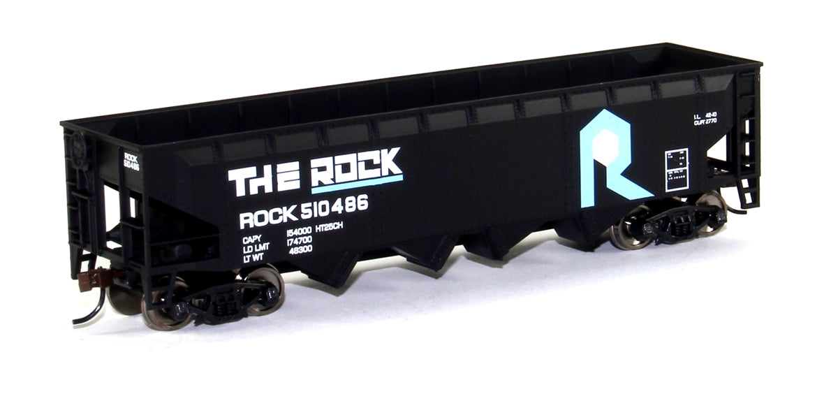 Walthers Trainline HO 931-1423 Offset 4-Bay Open Hopper, Rock Island #510486