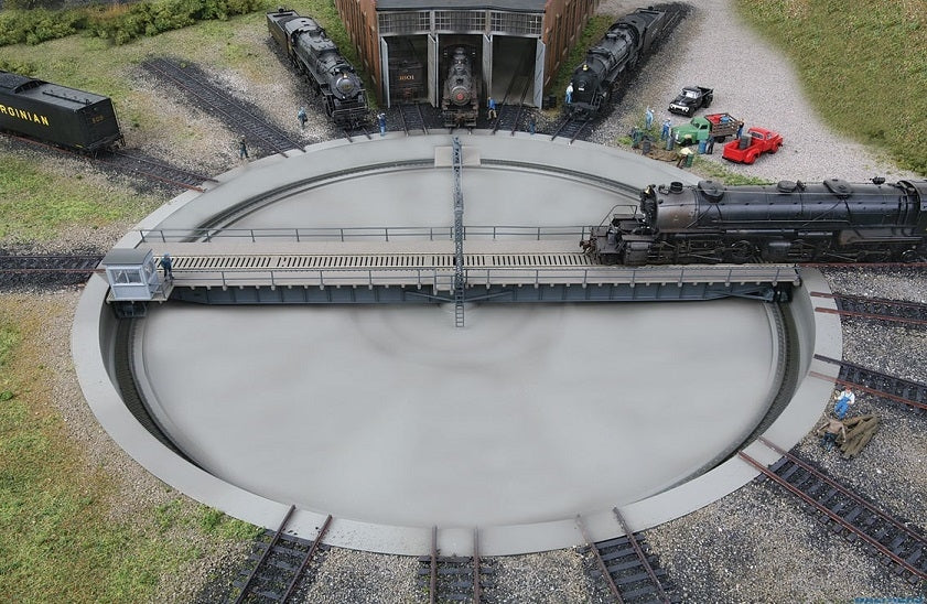 Walthers Cornerstone HO 933-2859 Motorized 130' Turntable (Built-Up) DC/DCC