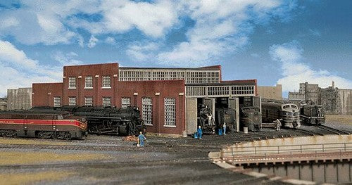 Walthers Cornerstone N 933-3261 3-Stall Roundhouse Addition Kit