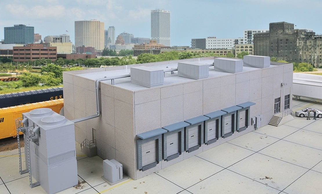 Walthers Cornerstone HO 933-4069 Modern Cold Storage Warehouse Kit