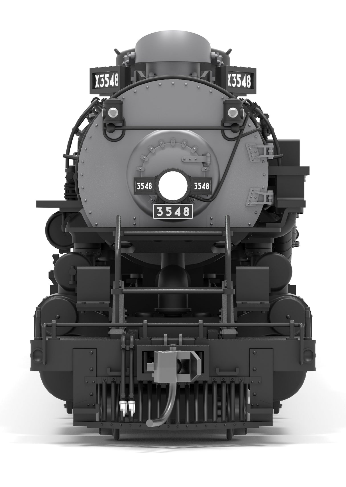 Broadway Limited Imports HO 9431 2-8-8-0 "Bullmoose" Locomotive, SA-C-6, Pre-1944, Union Pacific #3551 (DCC Ready)