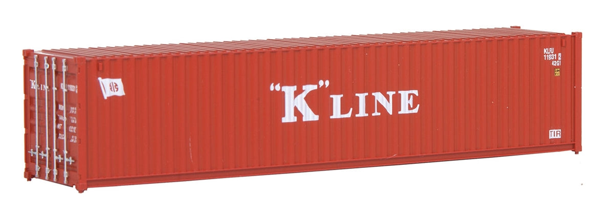 Walthers SceneMaster HO 949-8153 40' Corrugated Container, K-Line