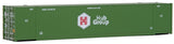 Walthers SceneMaster HO 949-8505 53' Singamas Corrugated Container, Hub Group