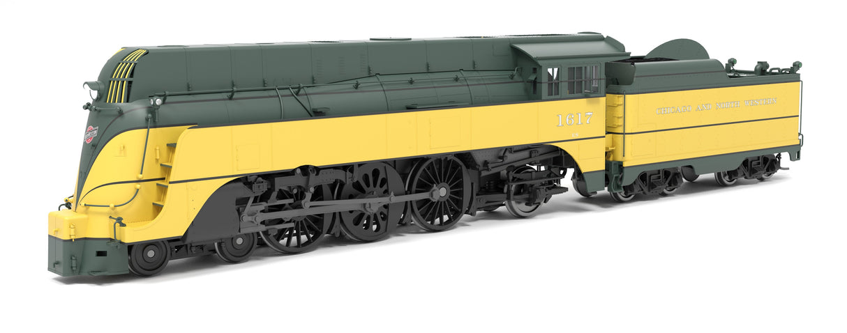PREORDER Broadway Limited Imports HO 9540 Yellow Jacket 4-6-2 Class ES Steam Locomotive, Chicago & North Western (Yellow Jacket-1942) #1617 (Paragon4 Sound Equipped) | 722.49