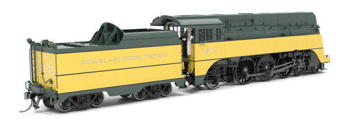PREORDER Broadway Limited Imports HO 9540 Yellow Jacket 4-6-2 Class ES Steam Locomotive, Chicago & North Western (Yellow Jacket-1942) #1617 (Paragon4 Sound Equipped) | 722.49