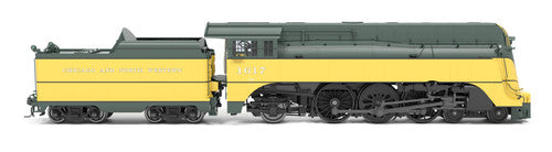 PREORDER Broadway Limited Imports HO 9540 Yellow Jacket 4-6-2 Class ES Steam Locomotive, Chicago & North Western (Yellow Jacket-1942) #1617 (Paragon4 Sound Equipped) | 722.49