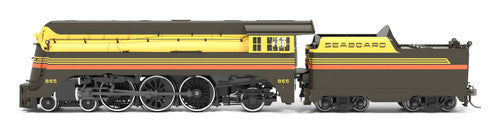 PREORDER Broadway Limited Imports HO 9552 Yellow Jacket 4-6-2 Class ES Steam Locomotive, Seaboard (Silver Meteor Fantasy Paint Scheme) #865 (Paragon4 Sound Equipped)