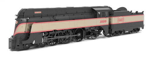 PREORDER Broadway Limited Imports HO 9555 Yellow Jacket 4-6-2 Class ES Steam Locomotive, Chicago & Eastern Illinois (Dixie Flagler Fantasy Paint Scheme) #1008 | 637.49