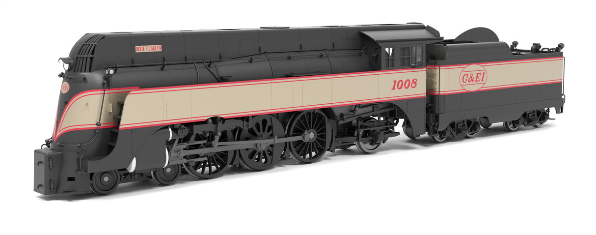 PREORDER Broadway Limited Imports HO 9555 Yellow Jacket 4-6-2 Class ES Steam Locomotive, Chicago & Eastern Illinois (Dixie Flagler Fantasy Paint Scheme) #1008 | 637.49
