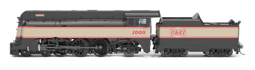 PREORDER Broadway Limited Imports HO 9554 Yellow Jacket 4-6-2 Class ES Steam Locomotive, Chicago & Eastern Illinois (Dixie Flagler Fantasy Paint Scheme) #1008 (Paragon4 Sound Equipped)