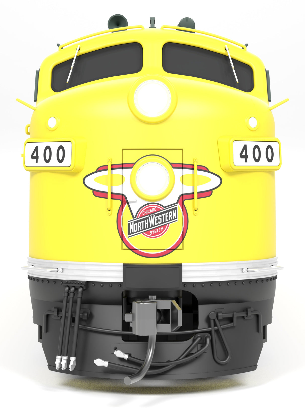 PREORDER Broadway Limited Imports HO 9694 EMD F7 A/B Diesel Locomotive, Chicago & North Western Executive Scheme #400/410 (Paragon4 DCC & Sound Equipped/Unpowered B Unit) | 365.49