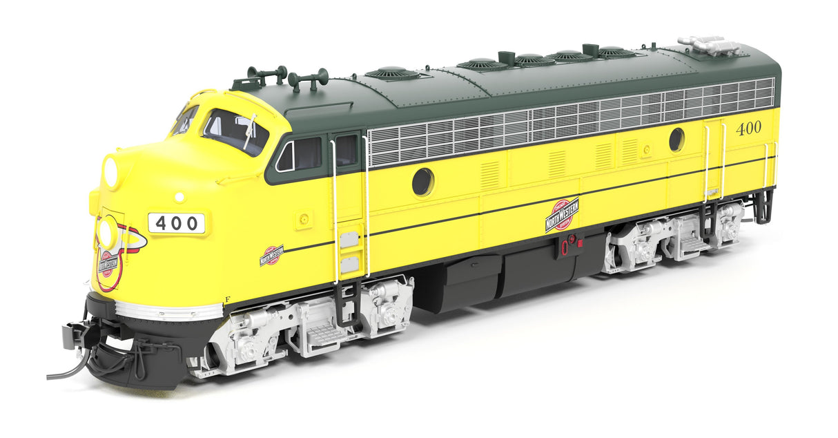 PREORDER Broadway Limited Imports HO 9694 EMD F7 A/B Diesel Locomotive, Chicago & North Western Executive Scheme #400/410 (Paragon4 DCC & Sound Equipped/Unpowered B Unit) | 365.49