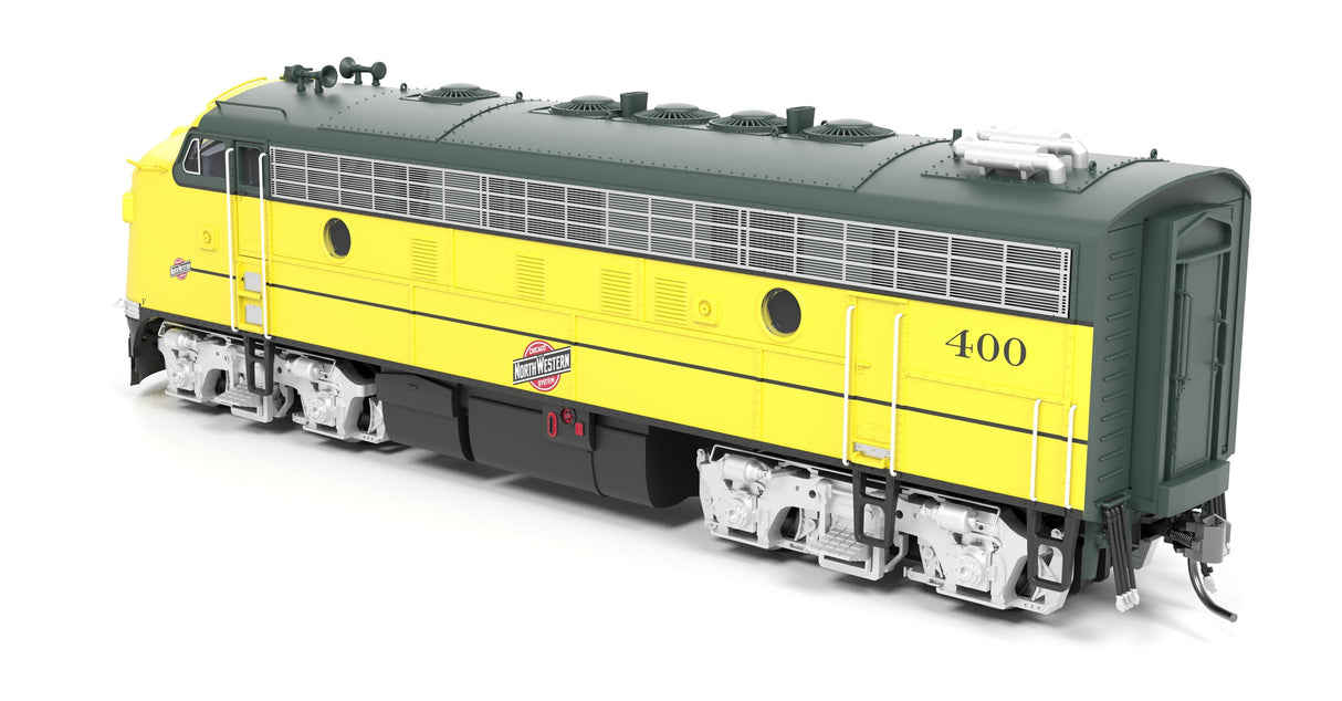 PREORDER Broadway Limited Imports HO 9694 EMD F7 A/B Diesel Locomotive, Chicago & North Western Executive Scheme #400/410 (Paragon4 DCC & Sound Equipped/Unpowered B Unit) | 365.49