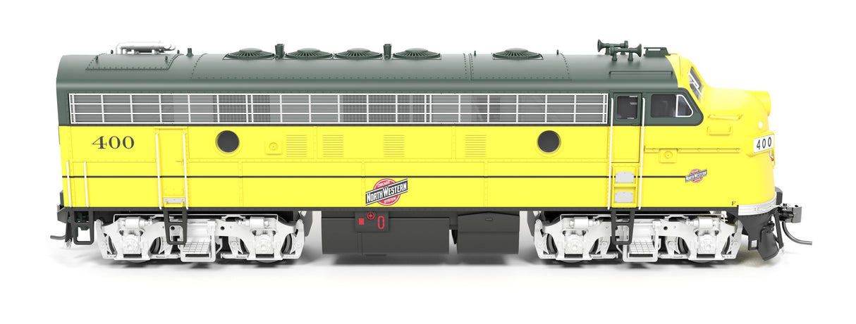 PREORDER Broadway Limited Imports HO 9694 EMD F7 A/B Diesel Locomotive, Chicago & North Western Executive Scheme #400/410 (Paragon4 DCC & Sound Equipped/Unpowered B Unit) | 365.49