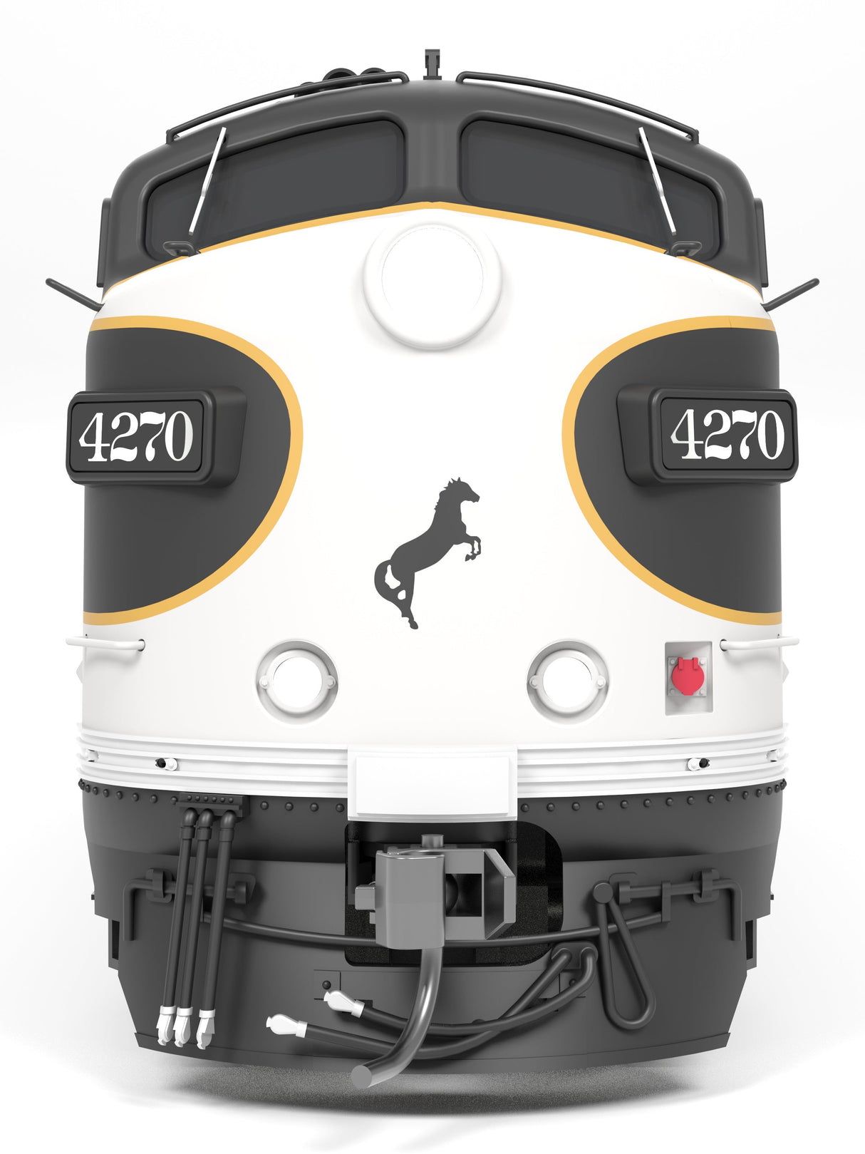 Broadway Limited Imports HO 9700 EMD F9/F7 A/B Diesel Locomotive, Norfolk Southern Tuxedo Scheme #4270/4275 (Paragon4 DCC & Sound Equipped/Unpowered B Unit)