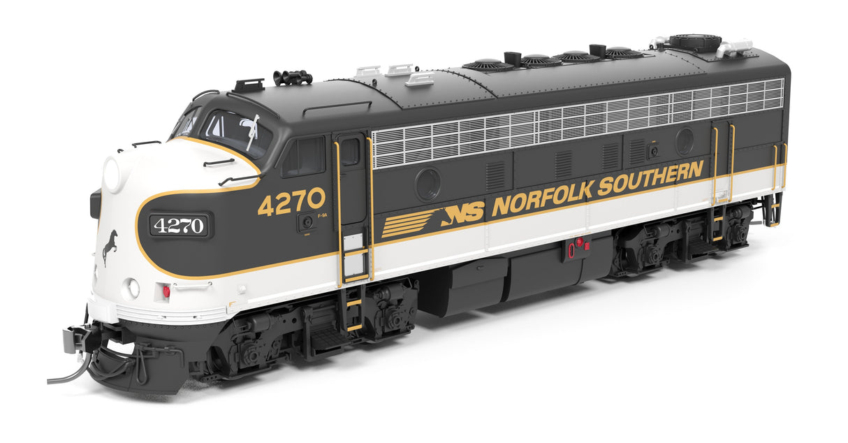 Broadway Limited Imports HO 9700 EMD F9/F7 A/B Diesel Locomotive, Norfolk Southern Tuxedo Scheme #4270/4275 (Paragon4 DCC & Sound Equipped/Unpowered B Unit)