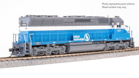 BLI HO 9803 EMD SD45, Great Northern 424, Big Sky Blue, Paragon4 Sound/DC/DCC