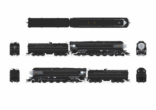 PREORDER Broadway Limited Imports HO 9843 GS-4 4-8-4 Steam Locomotive, Southern Pacific "2001 Excursion" #4449 | 509.99