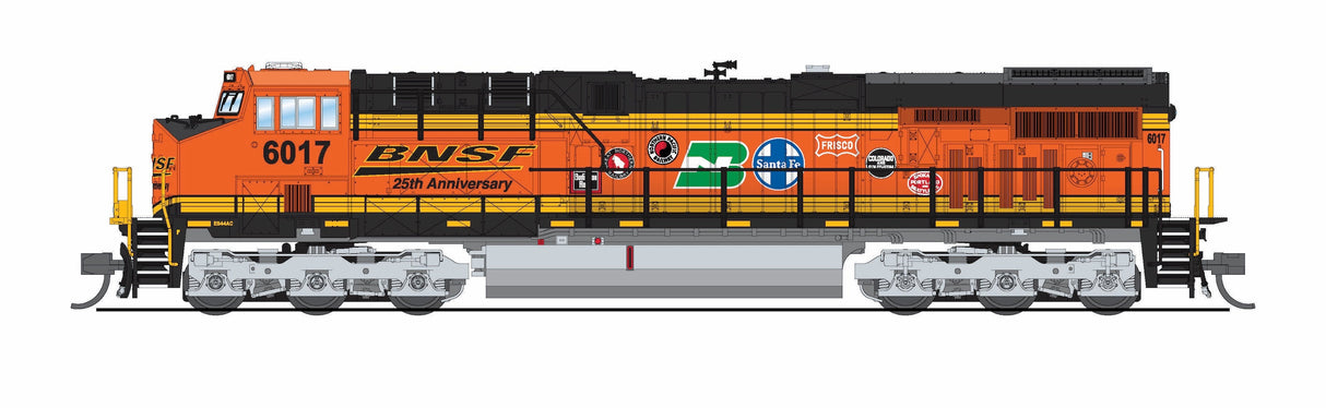 PREORDER Broadway Limited Imports N 9882 GE ES44AC Diesel Locomotive, Burlington Northern Santa Fe 25th Anniversary #6022 (Paragon4 Sound & DCC Equipped) | 237.99