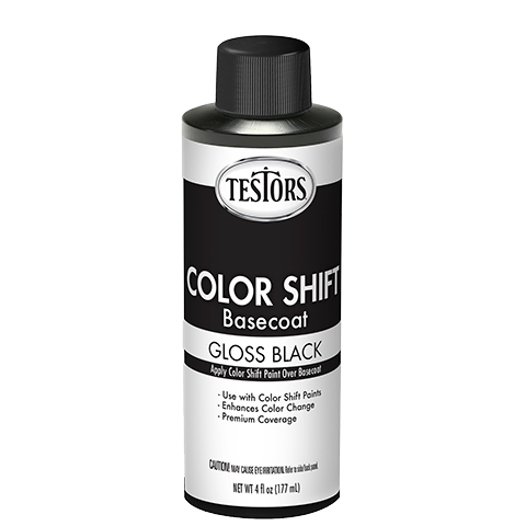 Testors 362482 Color Shift Paint Black Basecoat, 4oz