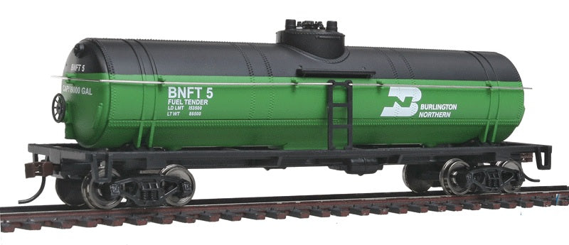 Walthers Trainline HO 931-1440 Tank Car, Burlington Northern (Fuel Tender) #BNFT5
