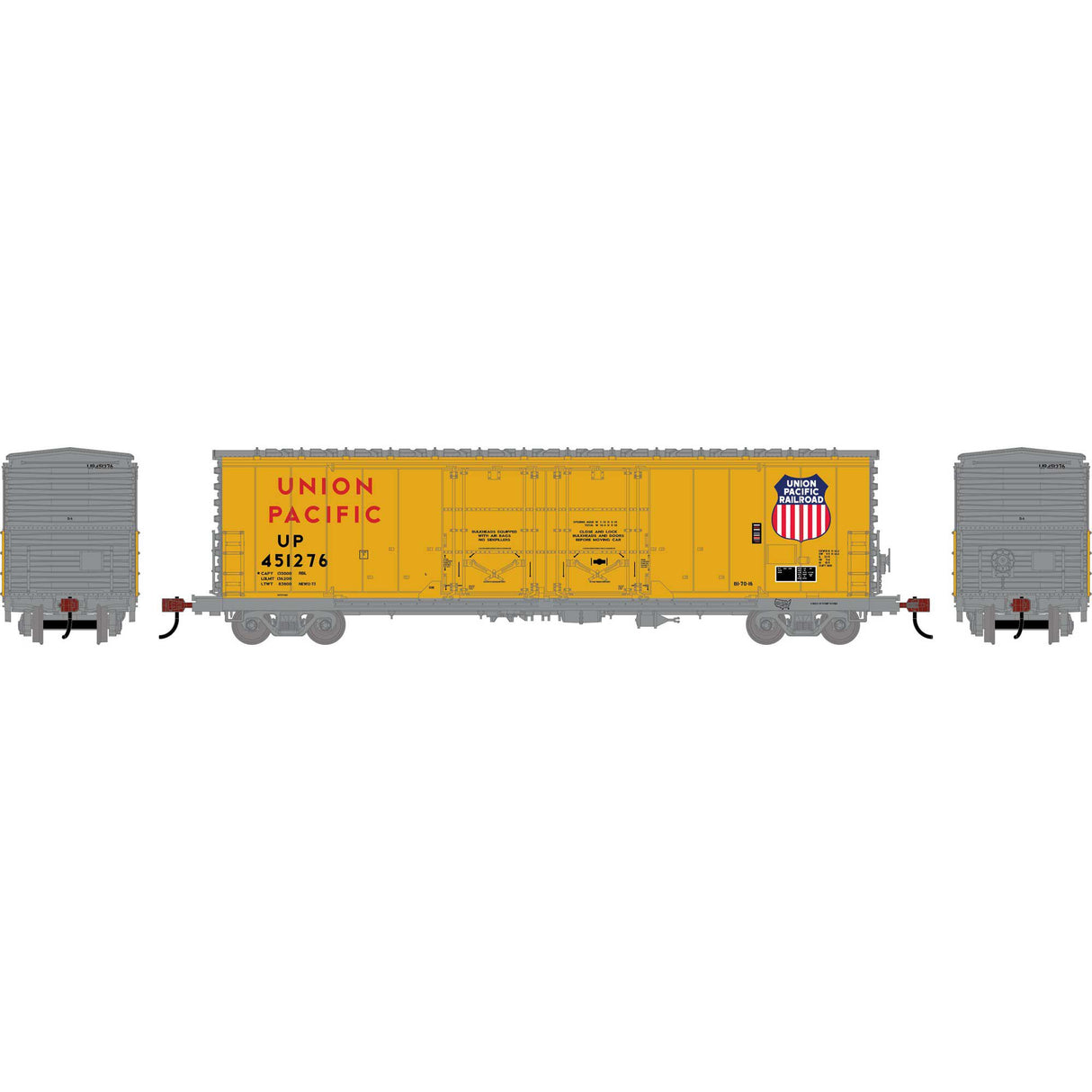 PREORDER Athearn HO ATH-3627  50' Evans Double Plug Door Box Car, UP #451276