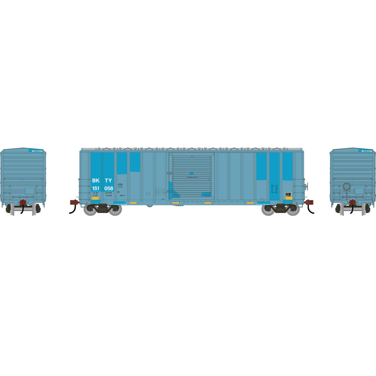PREORDER Athearn HO ATH-3654  50' FMC 5347 Single Door Box Car, Primed For Grime BKTY #151058