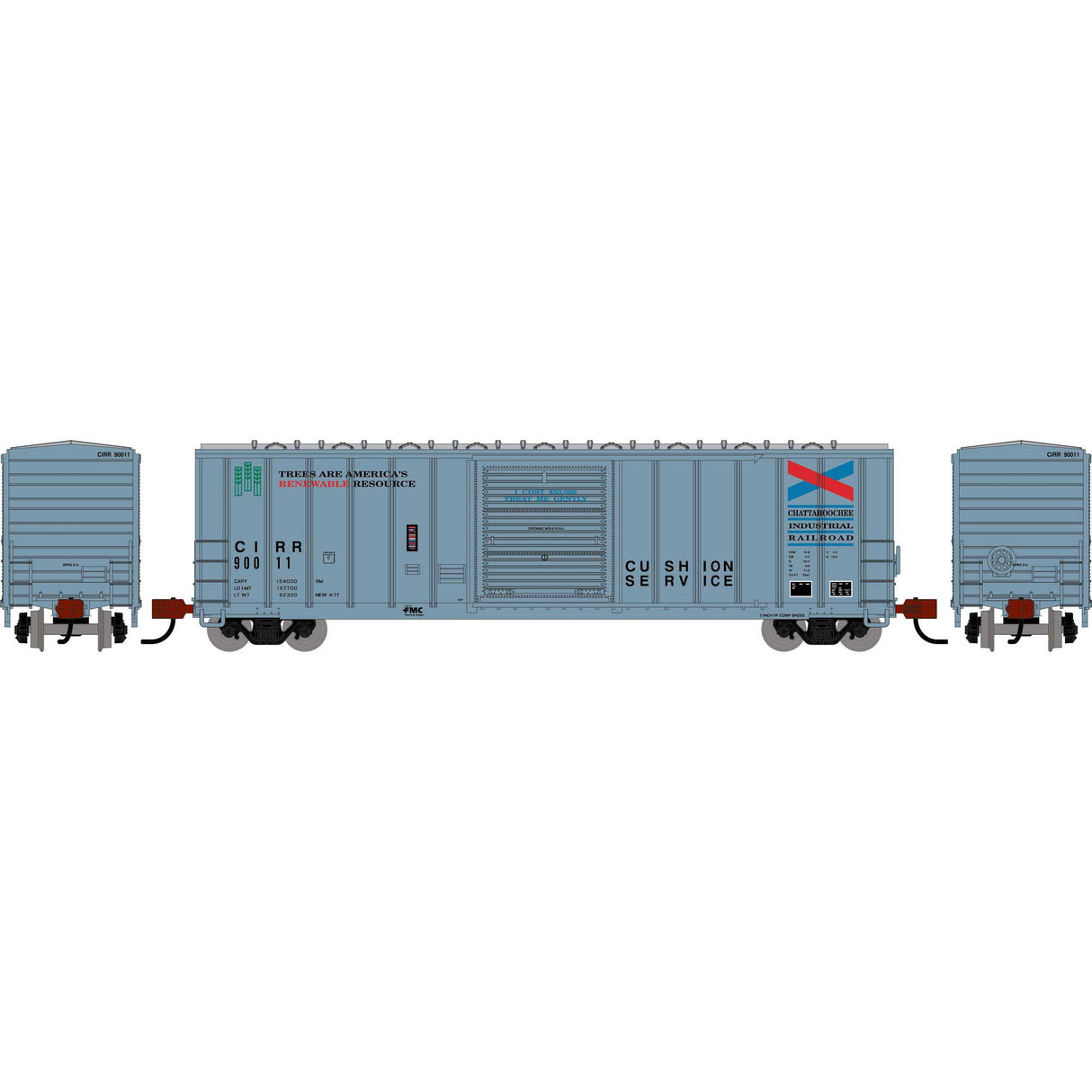 PREORDER Athearn N ATH-3680 50' FMC 5347 Single Door Box Car, CIRR #90011