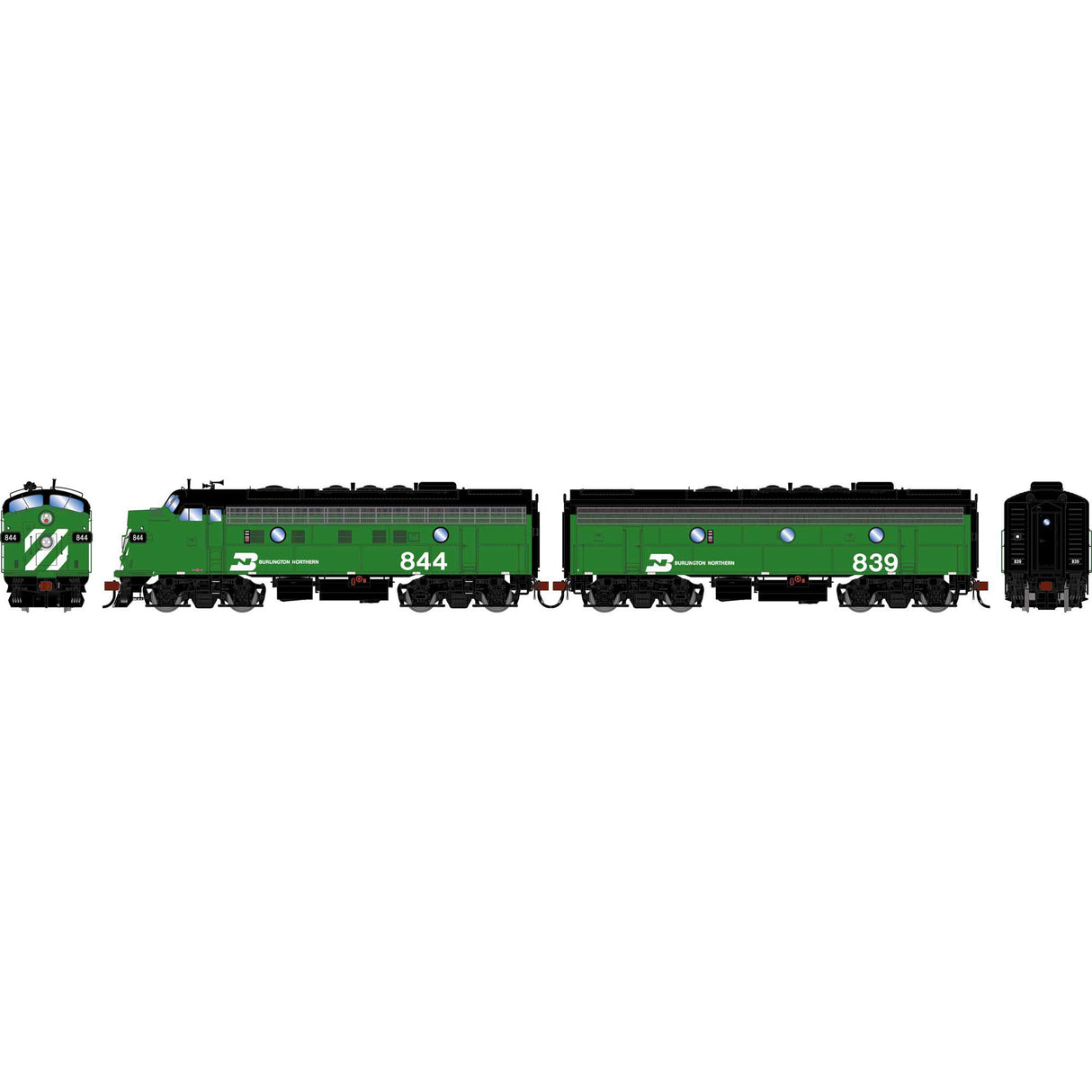 PREORDER Athearn Genesis HO ATHG-2973 GEN F9A/F9B Locomotive w/DCC & Sound, BN 'Freight' F9A- #844 F9B- #839