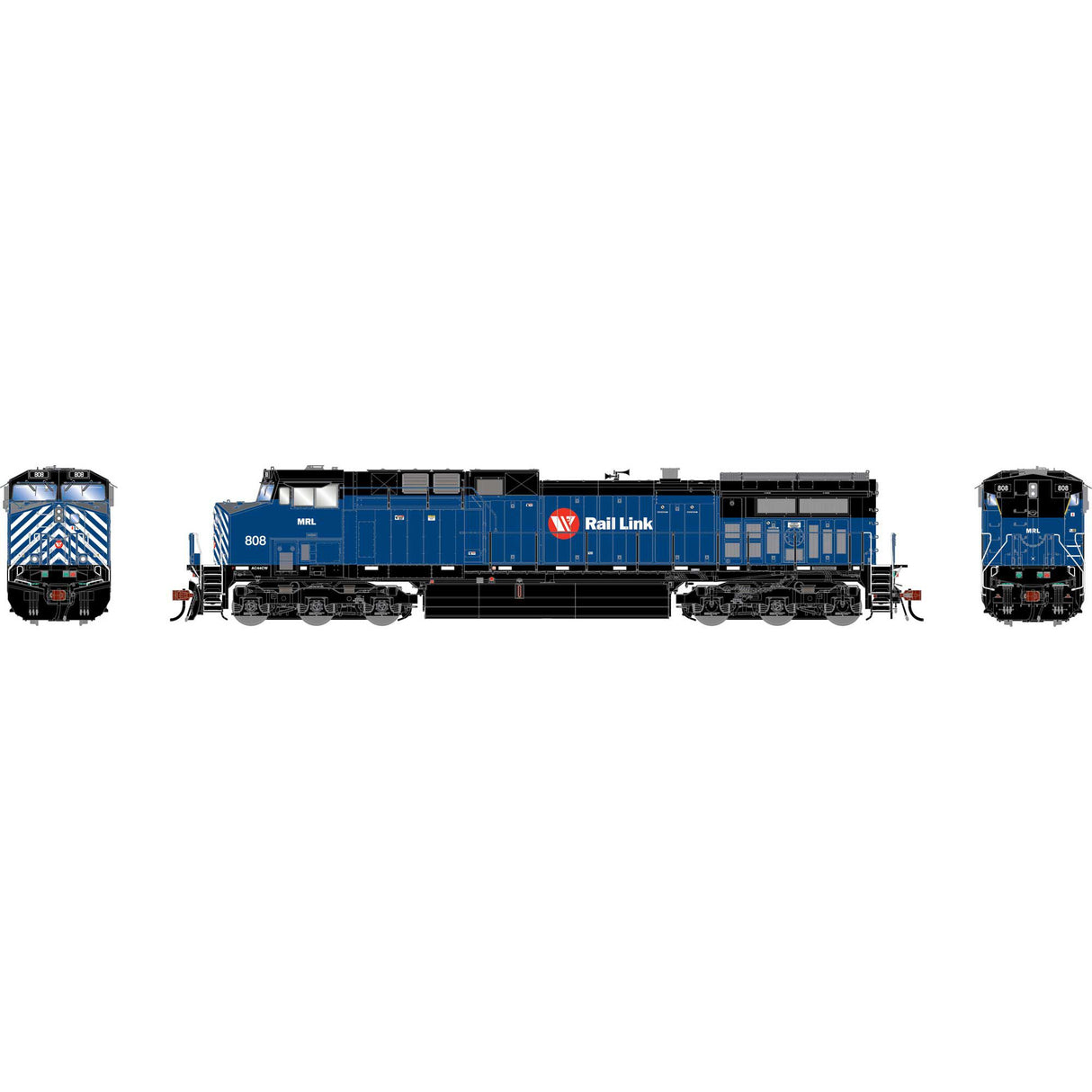 PREORDER Athearn Genesis HO ATHG-3133 GEN AC4400CW Locomotive, Legendary Liveries MRL #808