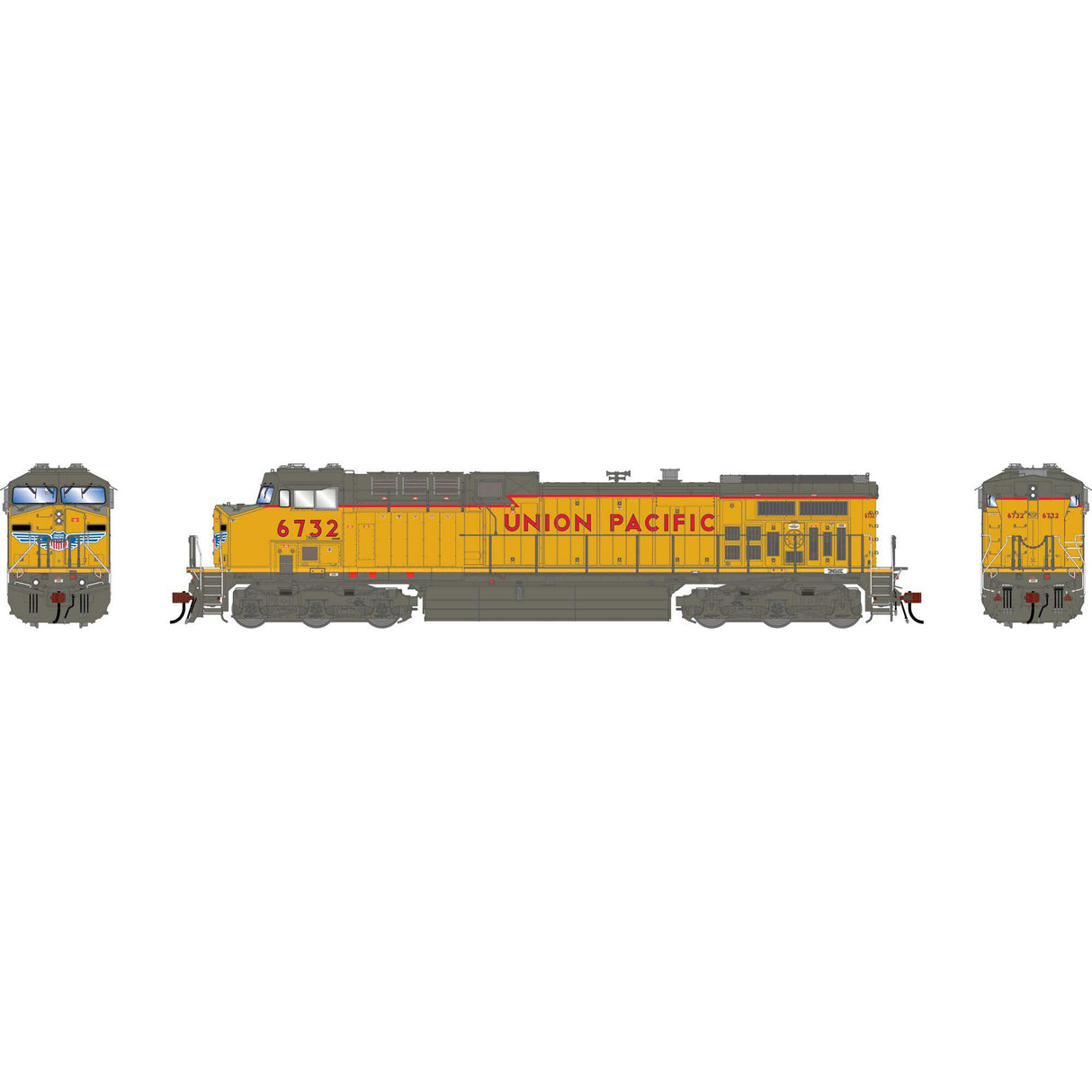 PREORDER Athearn Genesis HO ATHG-3143 GEN AC4400CW Locomotive, UP #6732